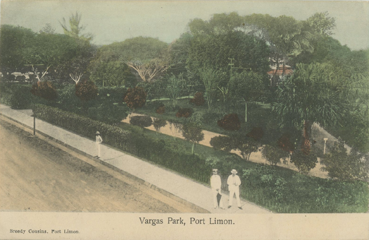 Le  Gran Hotel  sur lactuel  Parque Vargas , Limn, annes 1900.