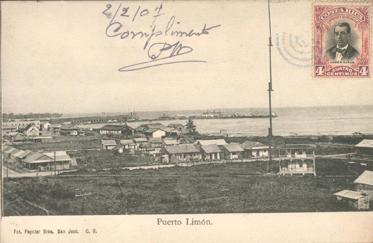 Puerto Limn, annes 1900.