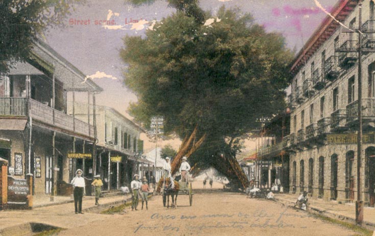 Scne de rue, Limn, annes 1920.