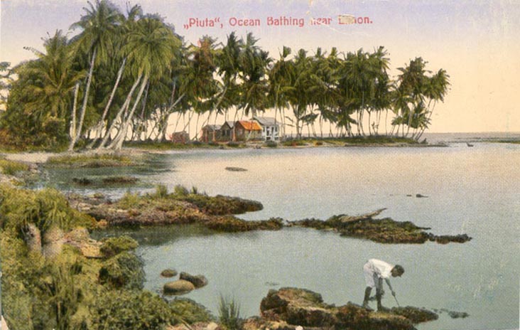 Piuta entre Playa Bonita et Limn, annes 1930.