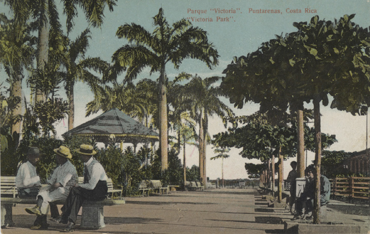 Le Parque Central de Puntarenas - annes 1910.