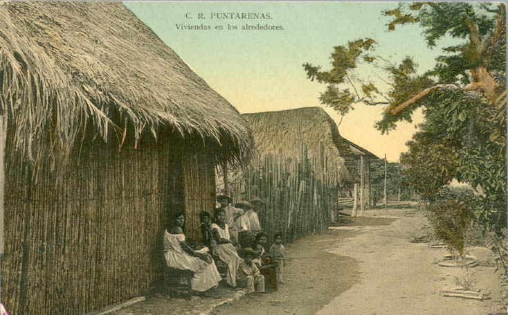 Habitations aux environs de Puntarenas - Annes 1930.
