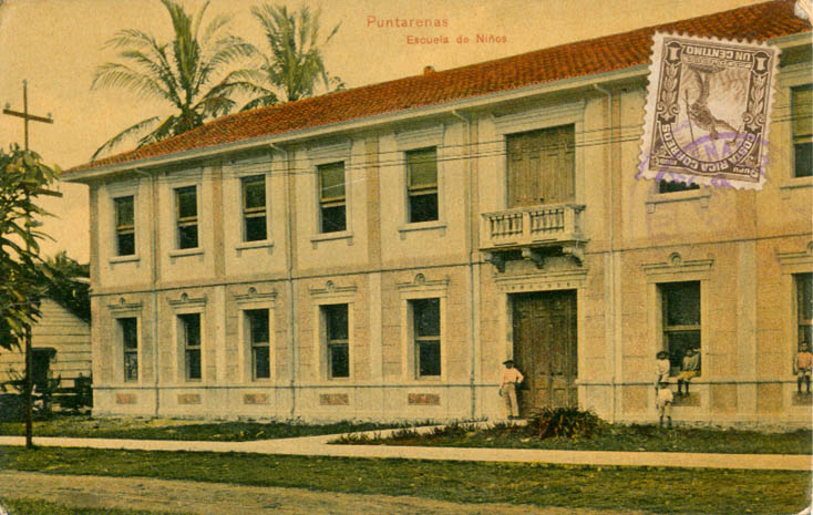 cole des enfants, Puntarenas - annes 1910.